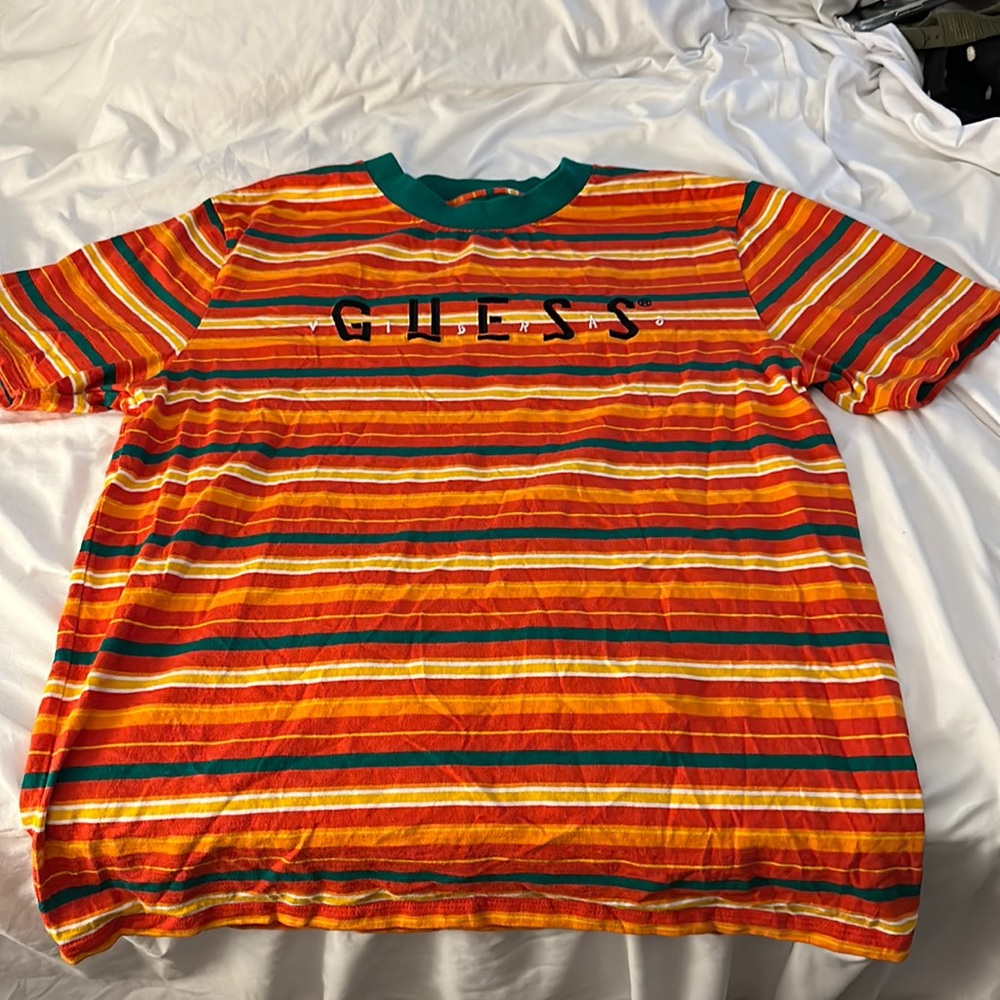 Guess Striped Tshirt (minor damage)